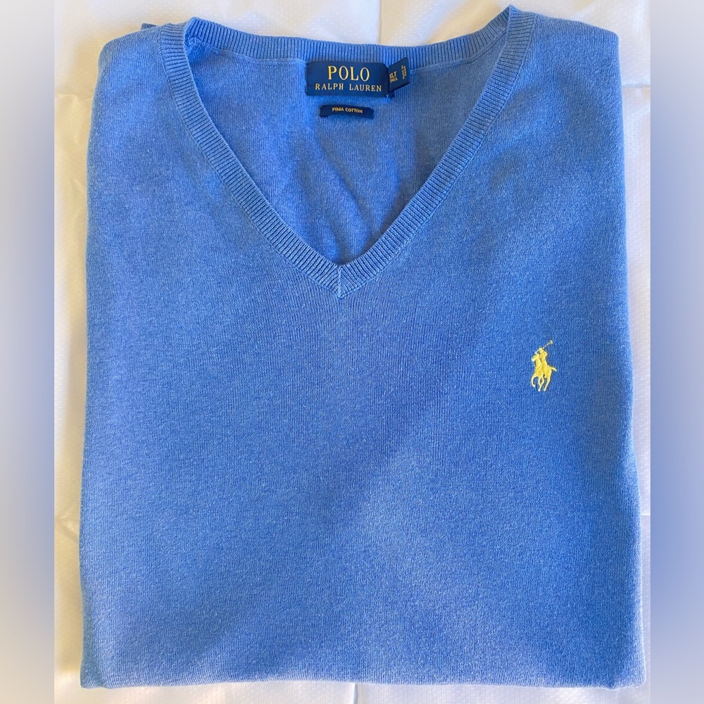 Polo Ralph Lauren Men’s Pullover V-Neck Sweater Vest Big & Tall Size XLT